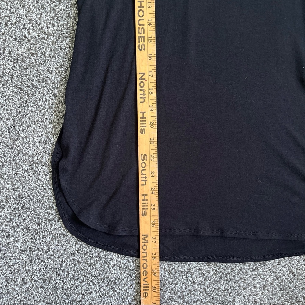 NWT Express One Eleven Strappy Black Tank Top Shirt Size XS Side Slits - Picture 11 of 13